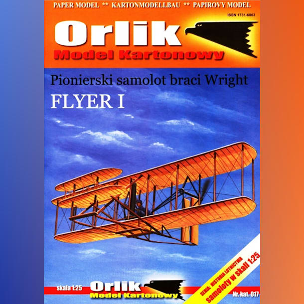 Журнал Orlik - 017 - Экспериментальный самолет Wright Flyer