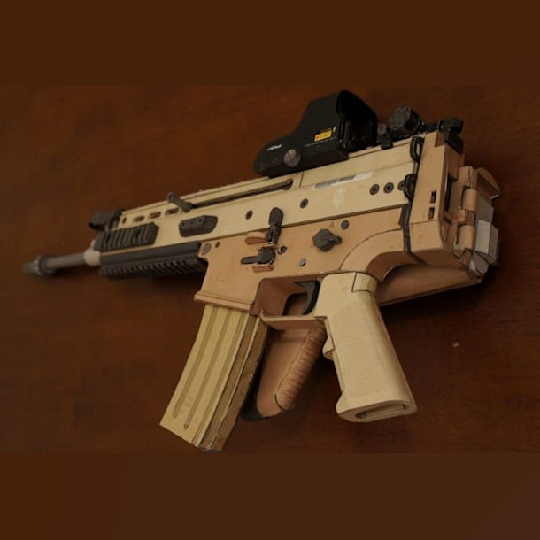 Бумажная модель Автомат FN SCAR-L