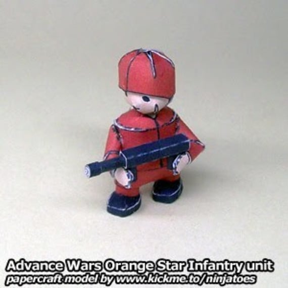 Пехотинец Orange Star Infantry (Advance Wars)