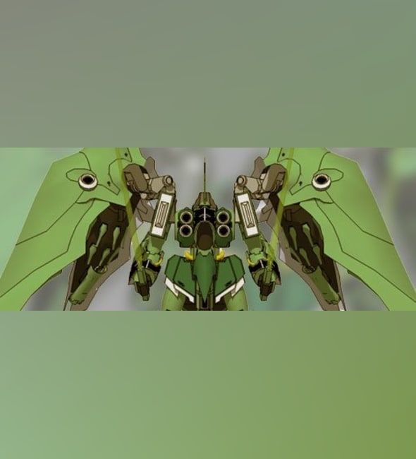 Бумажная модель Робот NZ-666 Kshatriya (Gundam), масштаб 1:60