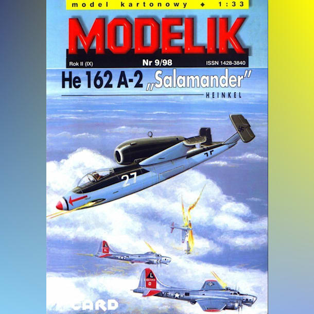 Журнал Modelik - 9/1998 - Истребитель Heinkel He 162 Volksjager