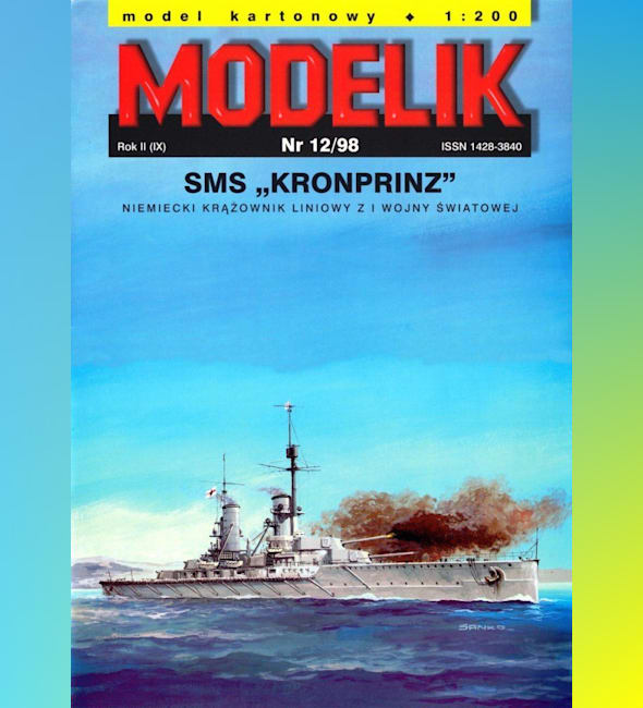 Журнал Modelik - 12/1998 - Линкор SMS Kronprinz (1914)