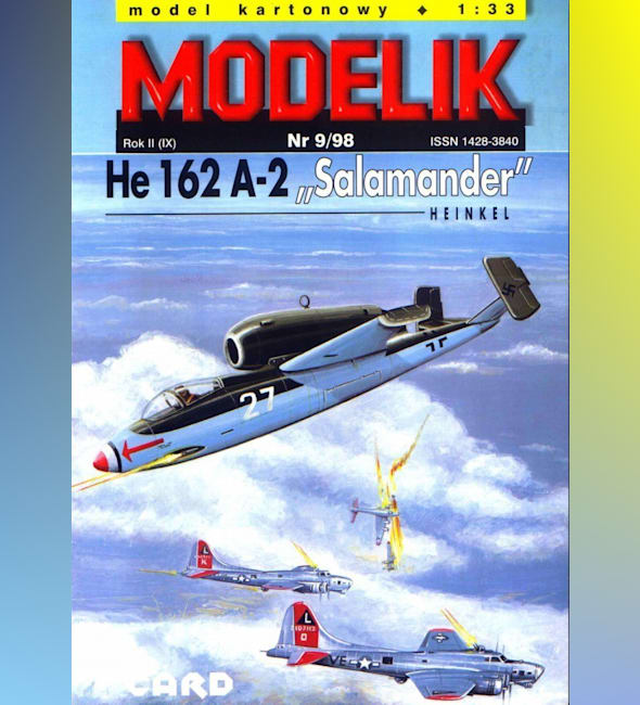 Журнал Modelik - 9/1998 - Истребитель Heinkel He 162 Volksjager