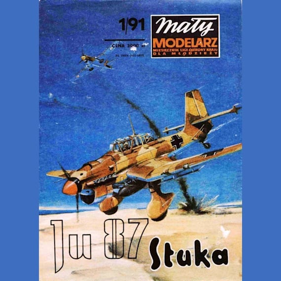 Maly Modelarz - 1/1991 - Пикирующий бомбардировщик Junkers Ju.87B Stuka