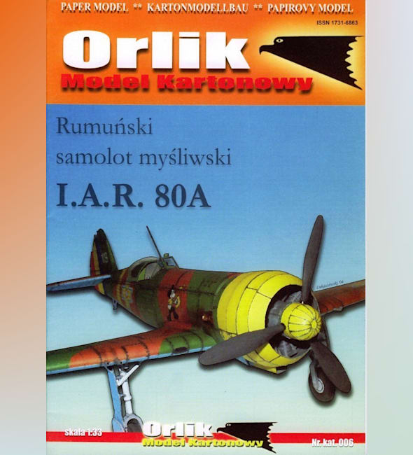 Журнал Orlik - 006 - Истребитель IAR 80A