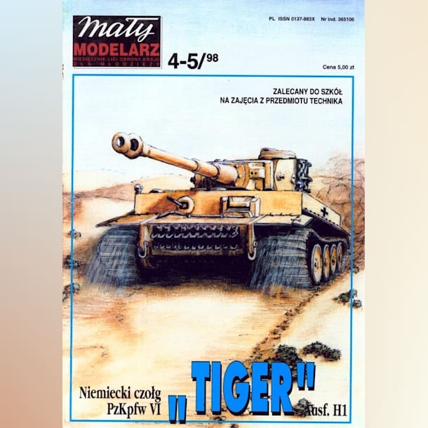 Журнал Maly Modelarz - 4-5/1998 - Танк PzKpfw VI Tiger Ausf.H1