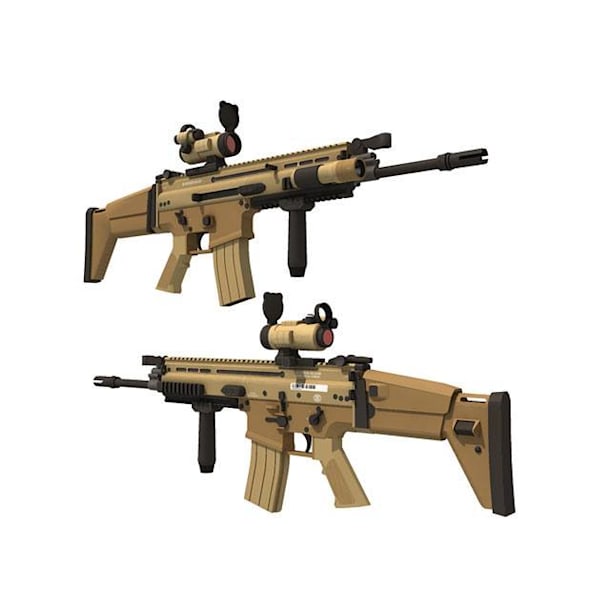 Бумажная модель Автомат FN SCAR-L