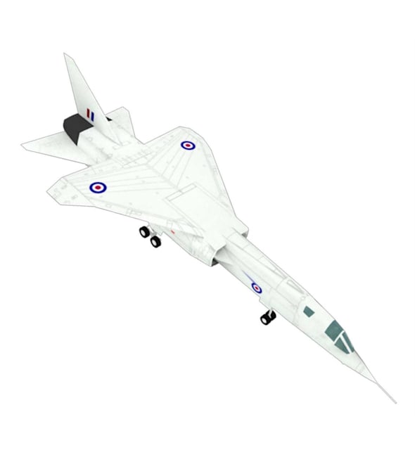 Бумажная модель Бомбардировщик BAC TSR-2