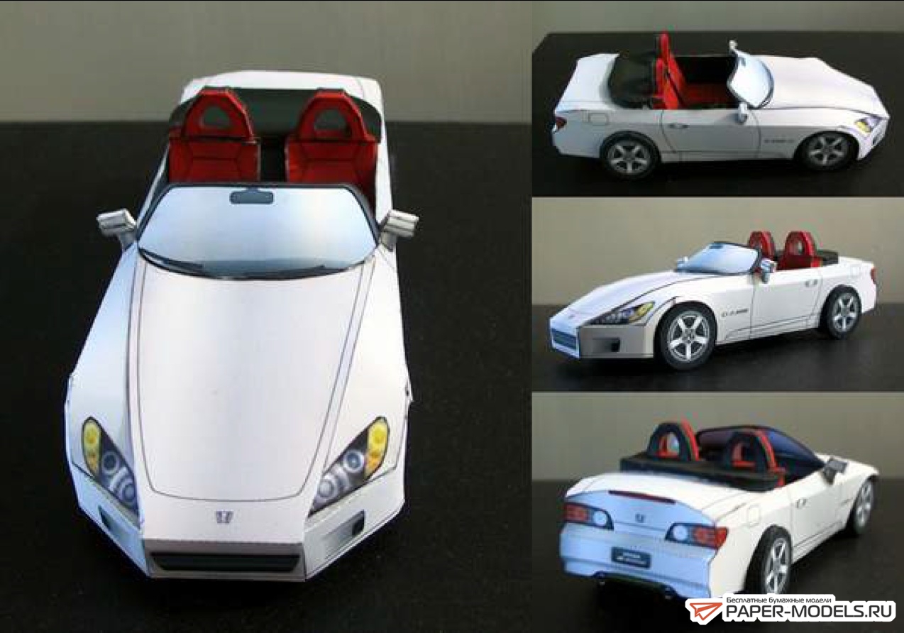 Модель копии машин. Бумажное моделирование Honda s2000. Honda s2000 моделька. Honda CRX 1 поколение Papercraft. Японские автомобили из бумаги.