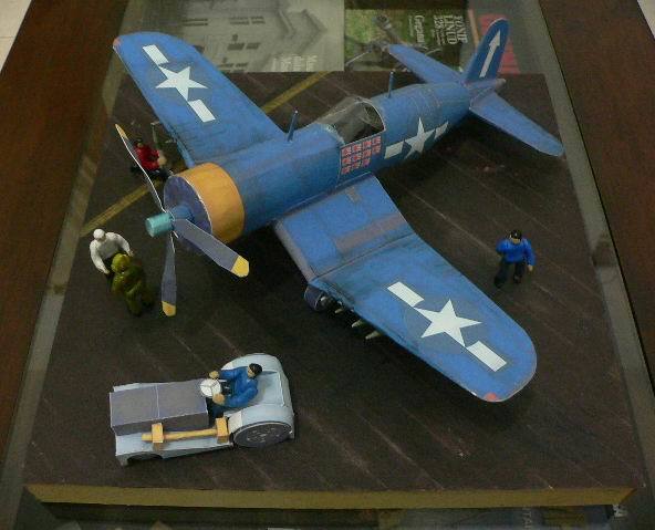 Диорама Истребитель Chance Vought F4U Corsair