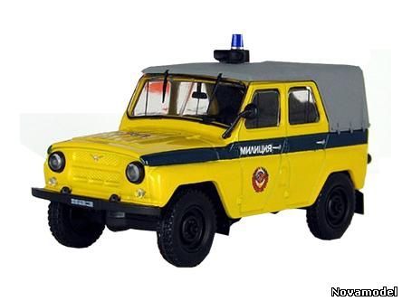 Автомобиль УАЗ-469 Милиция