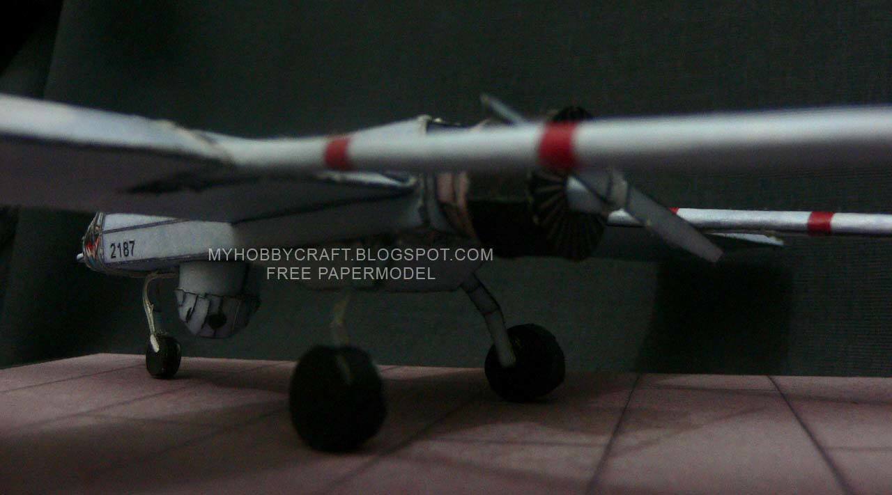 Бумажная модель Беспилотный самолет RQ-7 Shadow