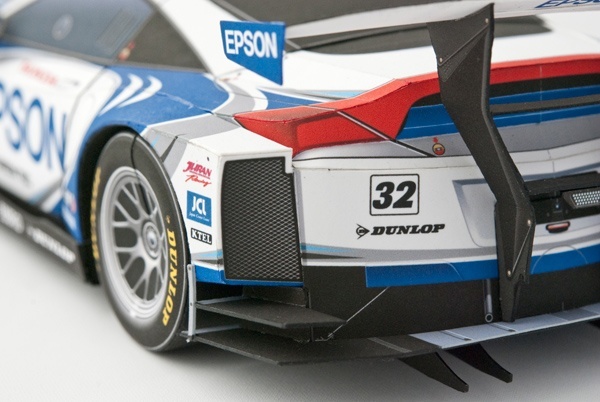 Бумажная модель Автомобиль Honda HSV-010 GT 2013 [высокая сложность]
