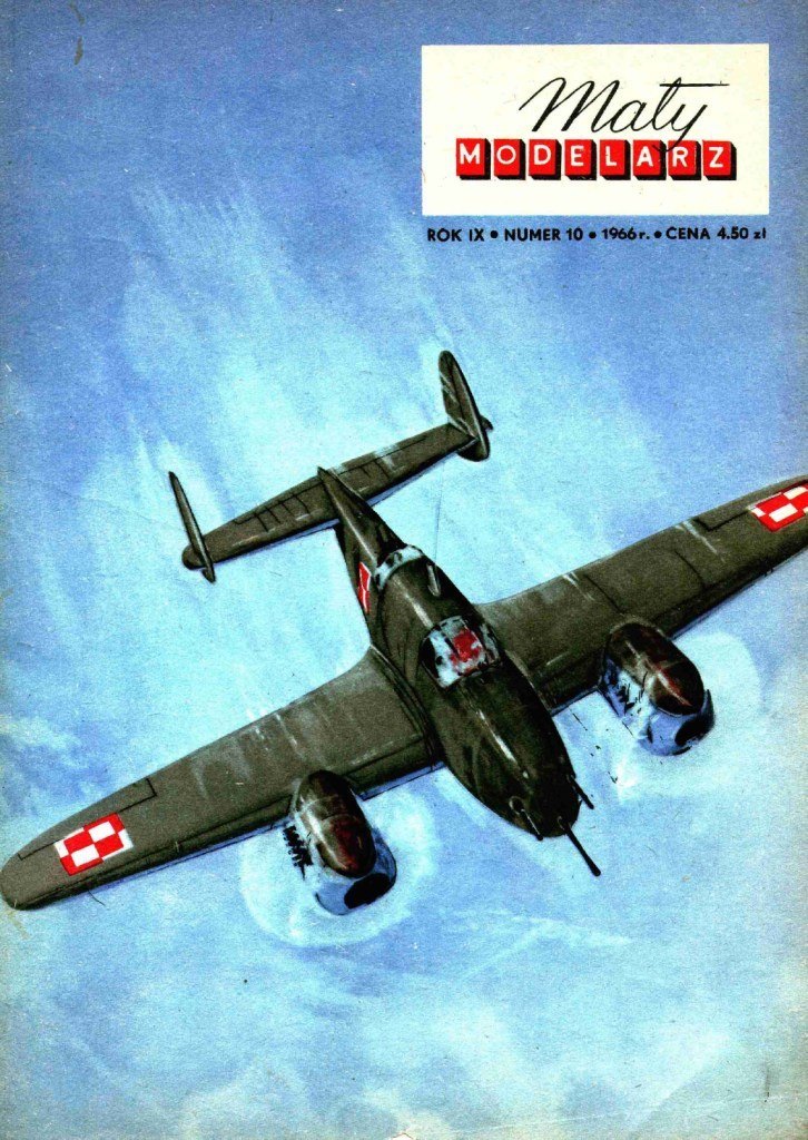 Maly Modelarz - 10/1966 - Истребитель PZL P-38 Wilk
