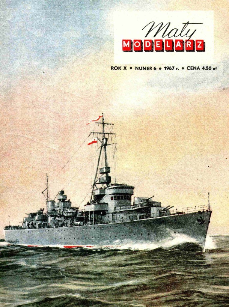 Maly Modelarz - 6/1967 - Минный заградитель ORP Gryf