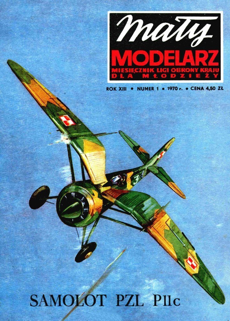 Maly Modelarz - 1/1970 - Истребитель PZL P.11c