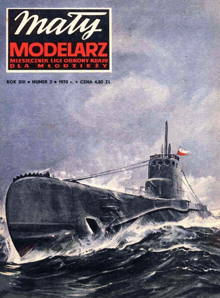 Maly Modelarz - 2/1970 - Подводная лодка ORP Orzel