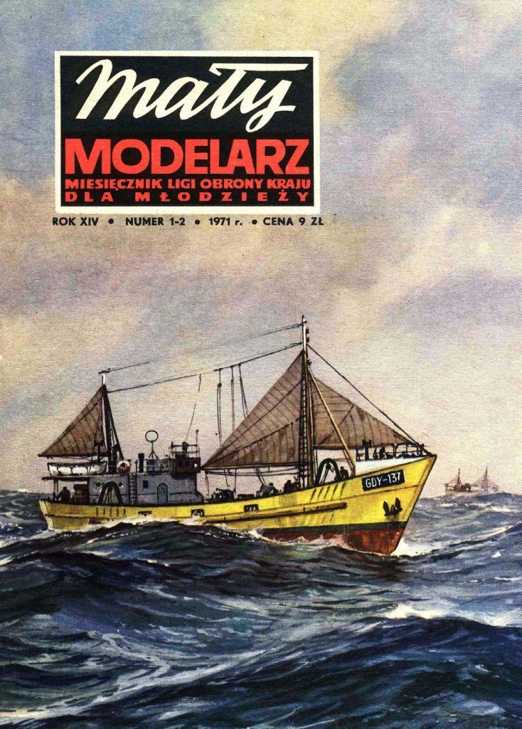 Maly Modelarz - 1-2/1971 - Рыболовный катер B-25