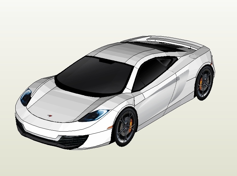 Автомобиль McLaren MP4-12C