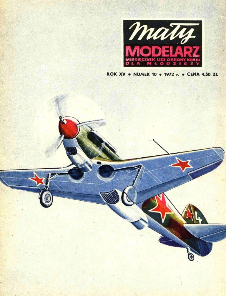 Maly Modelarz - 10/1972 - Истребитель ЛаГГ-3