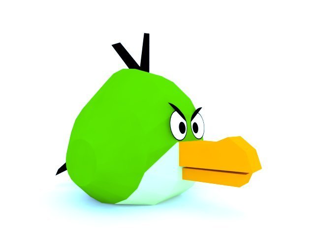Зеленая птица (Angry Birds)