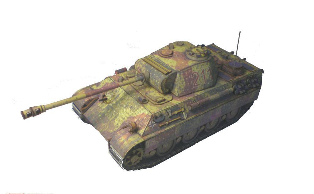 Бумажная Модель Tiger 2