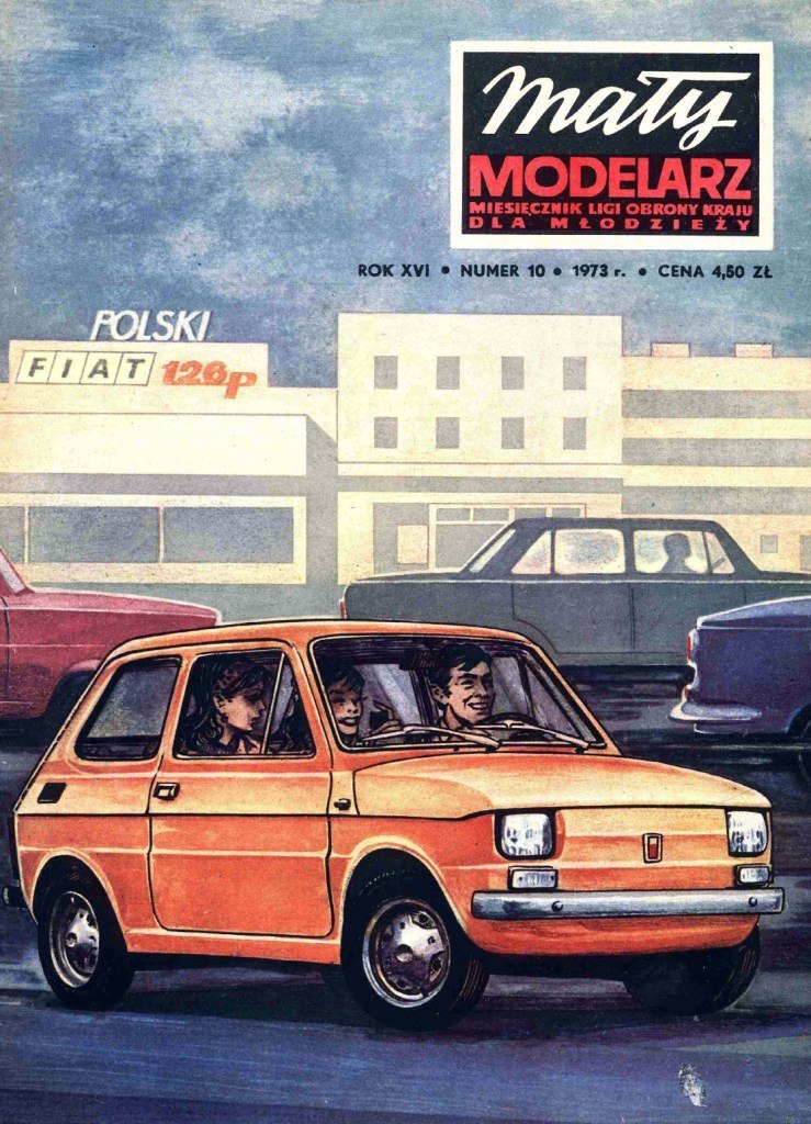 Maly Modelarz - 10/1973 - Автомобиль Fiat 126p