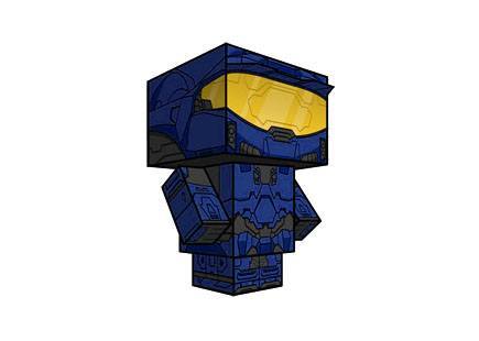 Спартанец - Синяя команда (Halo) [cubeecraft]