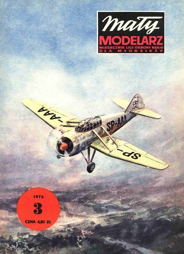 Maly Modelarz - 3/1976 - Многоцелевой самолет LWD Szpak-2