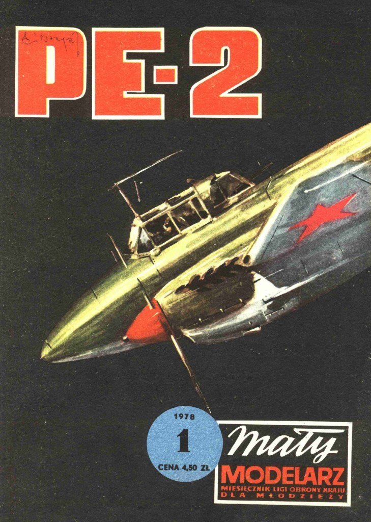 Maly Modelarz - 1/1978 - Бомбардировщик Пе-2