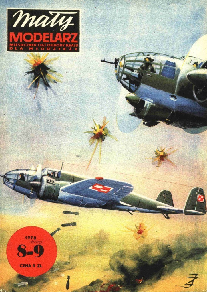 Maly Modelarz - 8-9/1978 - Бомбардировщик PZL-37 Los