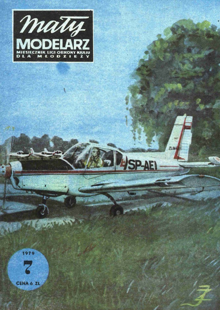 Maly Modelarz - 7/1979 - Самолет Zlin Z-42