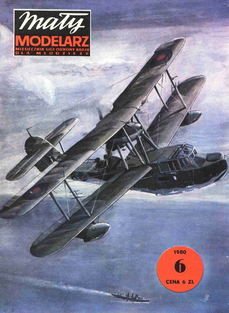Maly Modelarz - 6/1980 - Гидросамолет Supermarine Walrus Mk.II