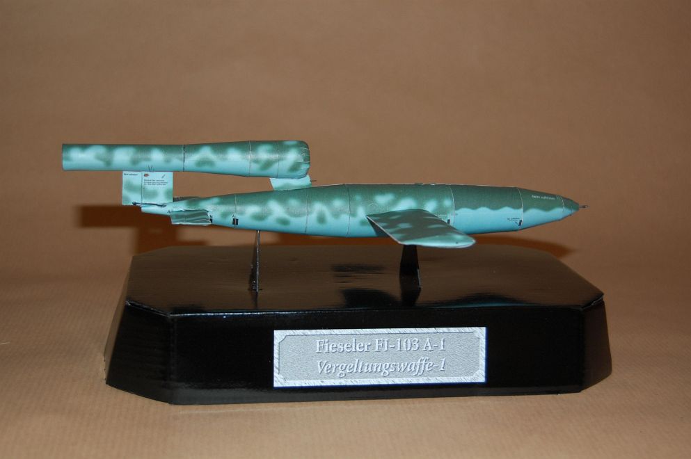 Бумажная модель Крылатая ракета Фау-1