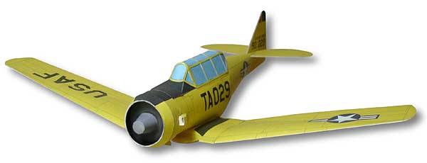 Учебный самолет North American T-6 Texan