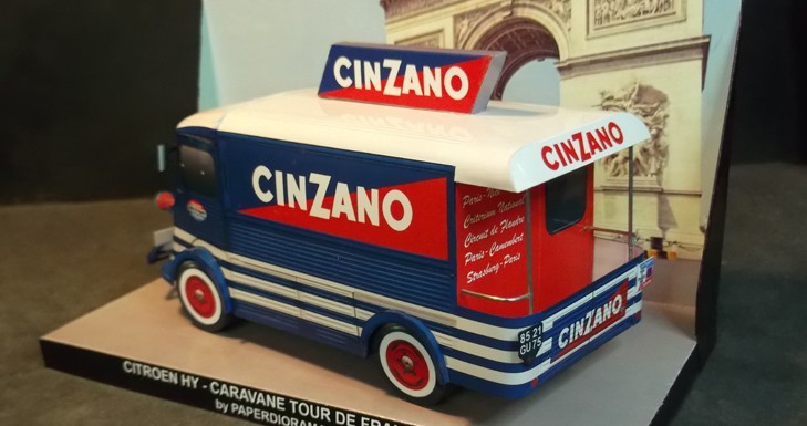 Автомобиль Citroen HY Cinzano 1965 Tour de France