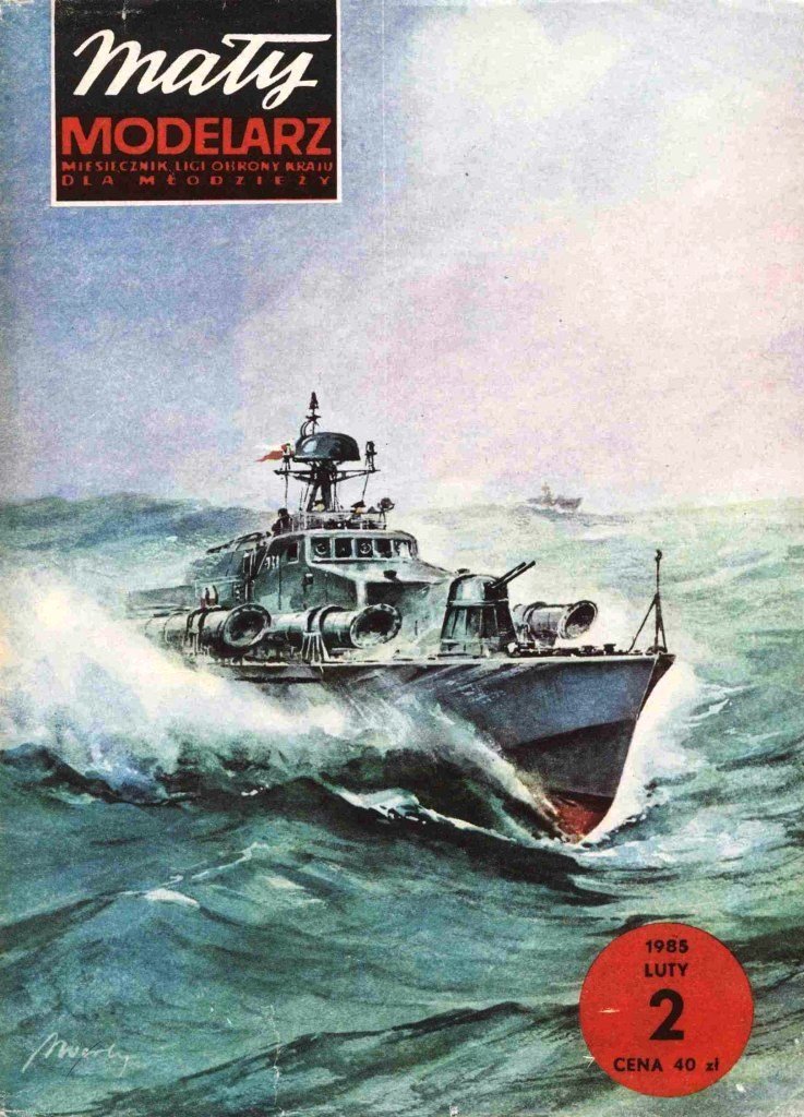 Maly Modelarz - 2/1985 - Торпедный катер проекта 206 Шторм