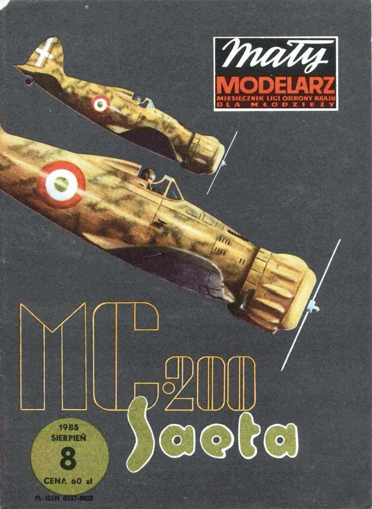Maly Modelarz - 8/1985 - Истребитель Macchi C.200 Saetta