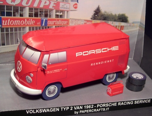 Автомобиль Volkswagen Transporter T1 Porsche Racing Service 1962