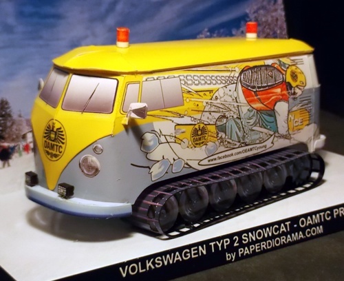 Гусеничный автомобиль Volkswagen Transporter T1 Snowcat Adventuremobile