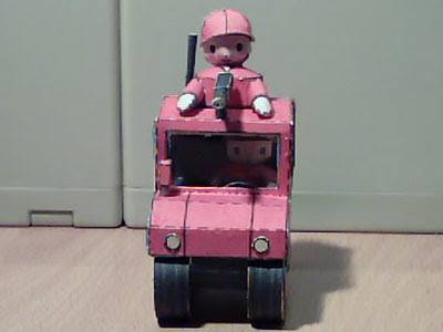 Бумажная модель Разведчик Orange Star Recon (Advance Wars)