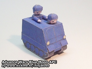Бронетранспортер Blue Moon APC (Advance Wars)