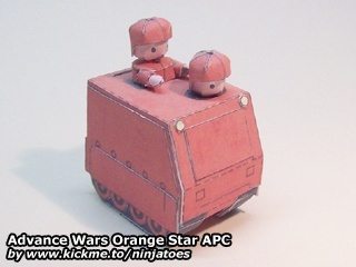 Бронетранспортер Orange Star APC (Advance Wars)