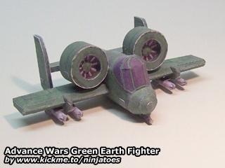 Истребитель Green Earth Fighter (Advance Wars)