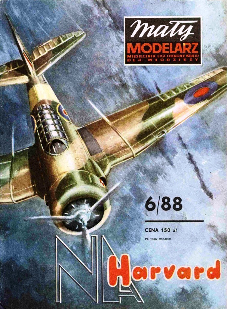 Maly Modelarz - 6/1988 - Учебно-тренировочный самолет North American T-6 Texan Mk.IIB
