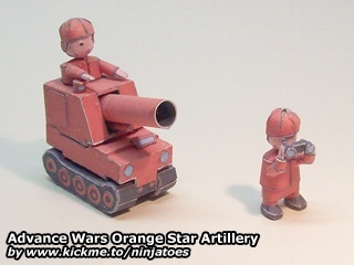 Артиллерия Orange Star Artillery (Advance Wars)