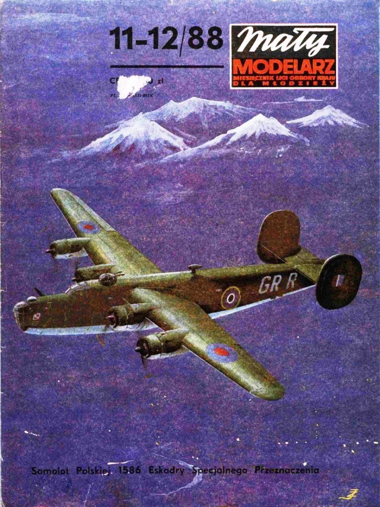 Maly Modelarz - 11-12/1988 - Бомбардировщик Consolidated B-24 Liberator