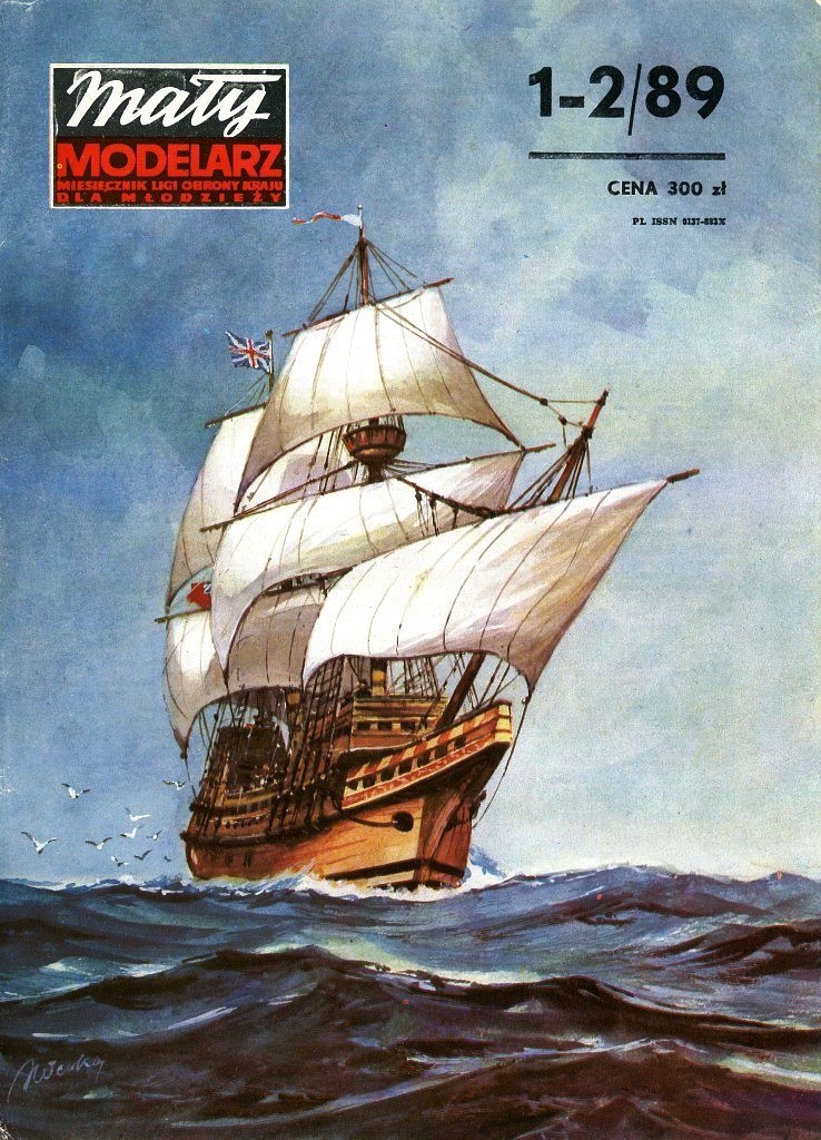 Maly Modelarz - 1-2/1989 - Торговое судно Mayflower