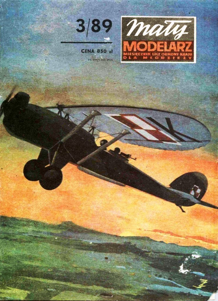 Maly Modelarz - 3/1989 - Самолет-разведчик Lublin R.XIIID