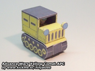 Бронетранспортер Yellow Comet APC (Advance Wars)